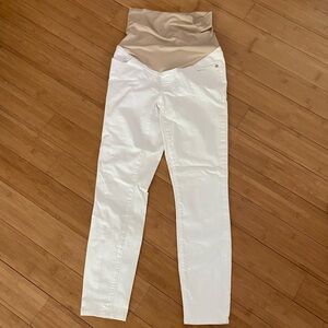 Loft Maternity White jeans
